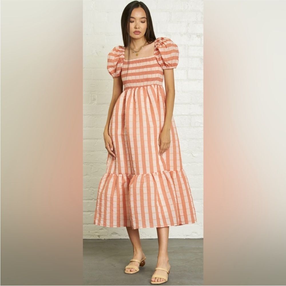 DRA LOS ANGELES x Anthropologie Striped Midi Dress - Picture 4 of 10